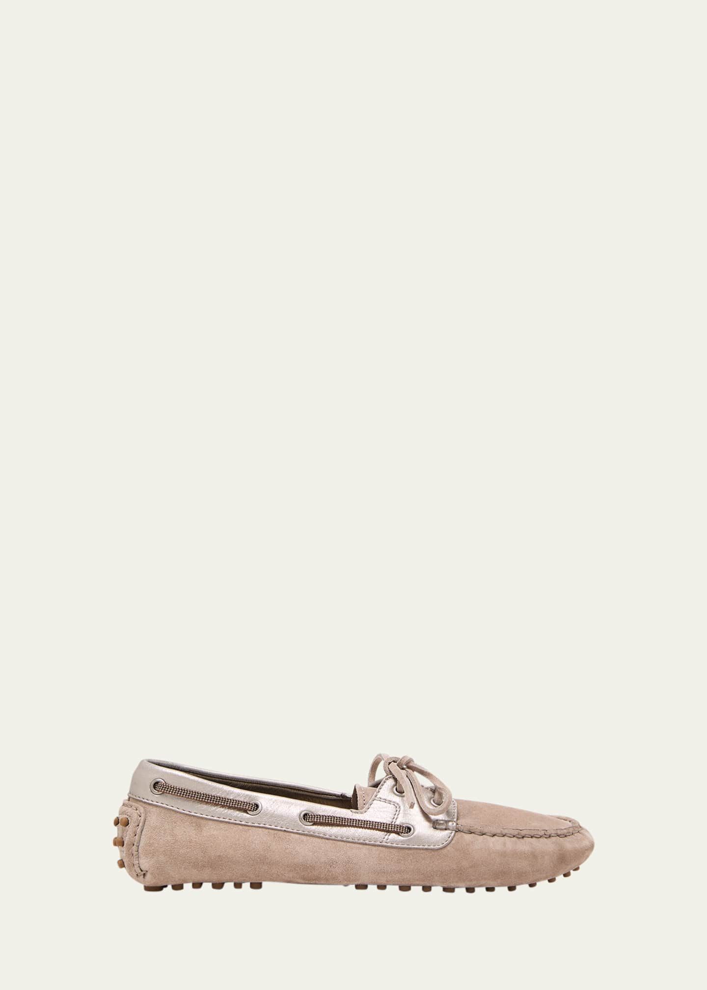 Car Shoe slip-on driving loafers - Neutrals