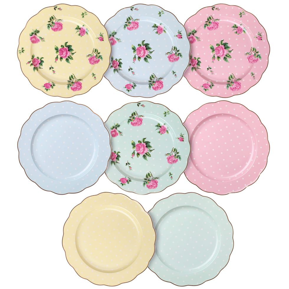 Porcelain Floral Plates