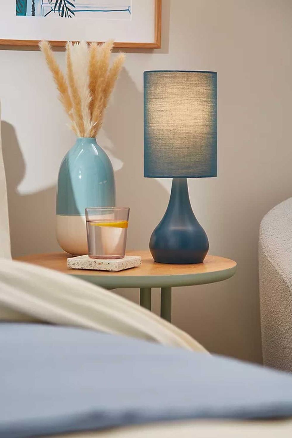 ANYDAY Kristy Touch Table Lamp, Fjord
