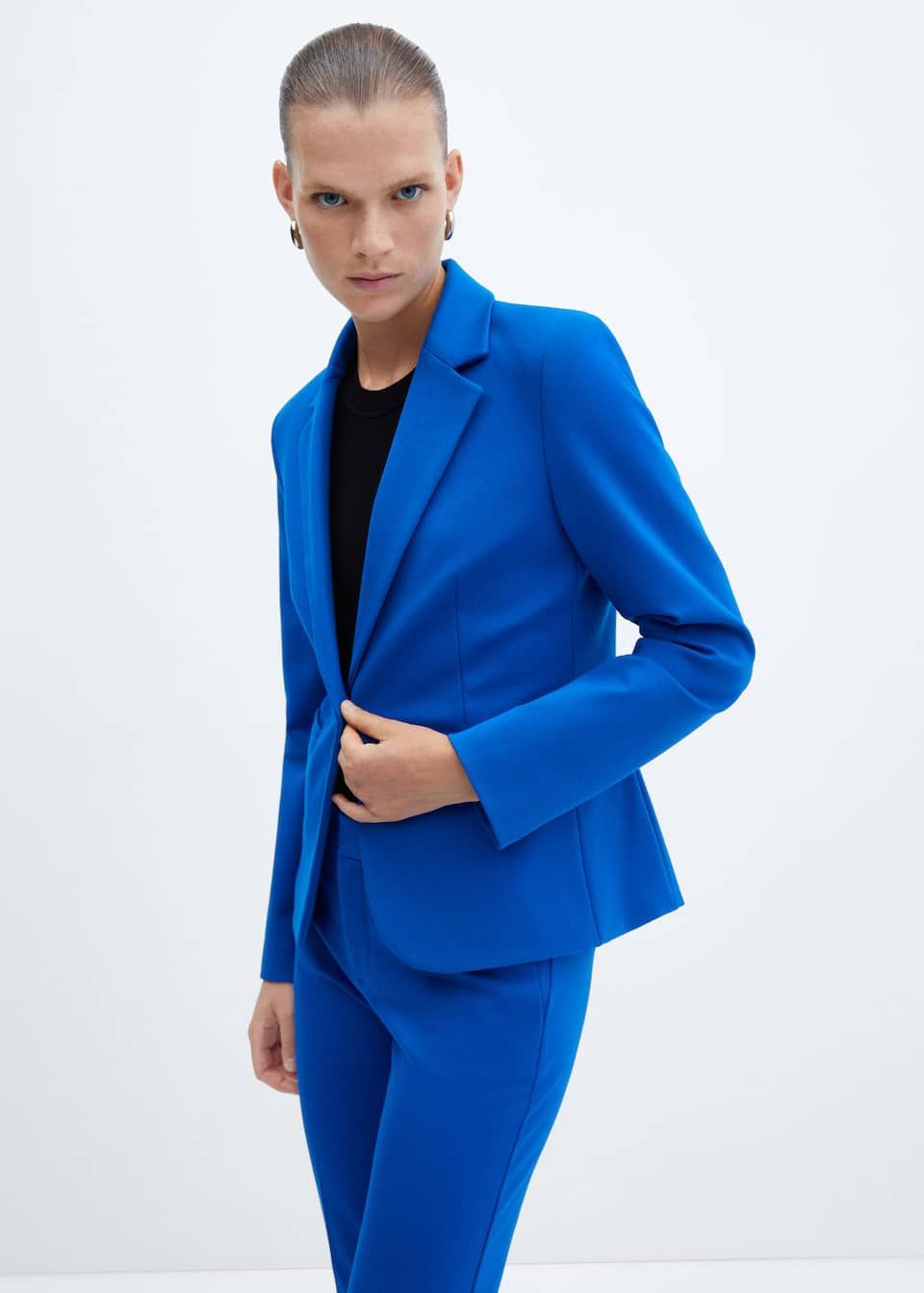 Tailleur blu hot sale elettrico zara