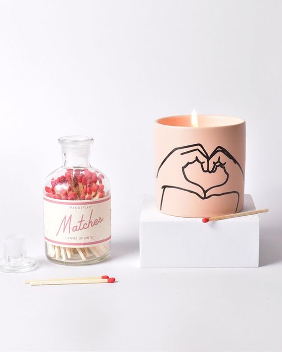 Love Ya Candle & Matches Gift Set