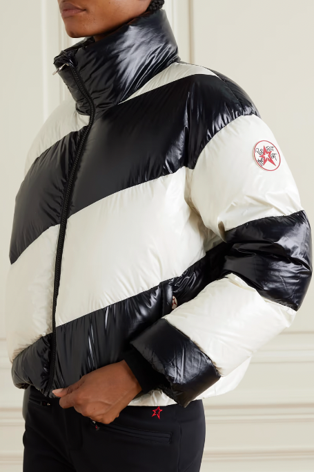Super Mojo III striped quilted down ski jacket Super Mojo III striped quilted down ski jacket