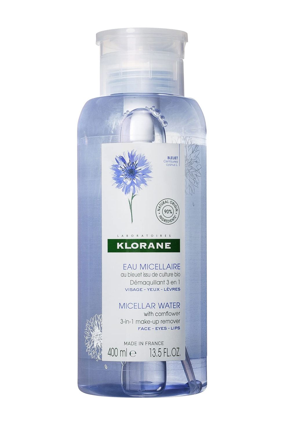 Klorane Micellar Water with Soothing Cornflower