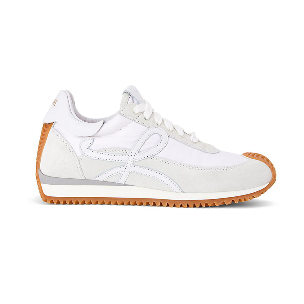 Women's Flow Runner Mix Leather Sneakers 