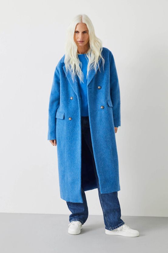 Scout double breasted wool coat