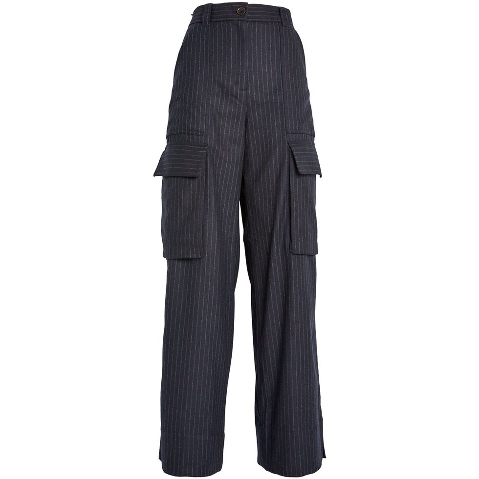 ME + EM Pinstripe Cargo Trouser