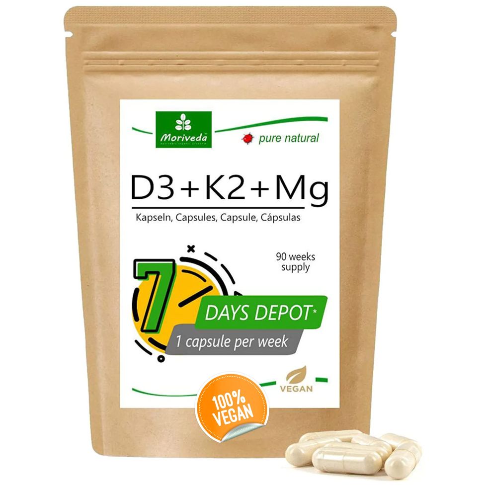 vitamina D3 + K2 + magnesio cápsulas