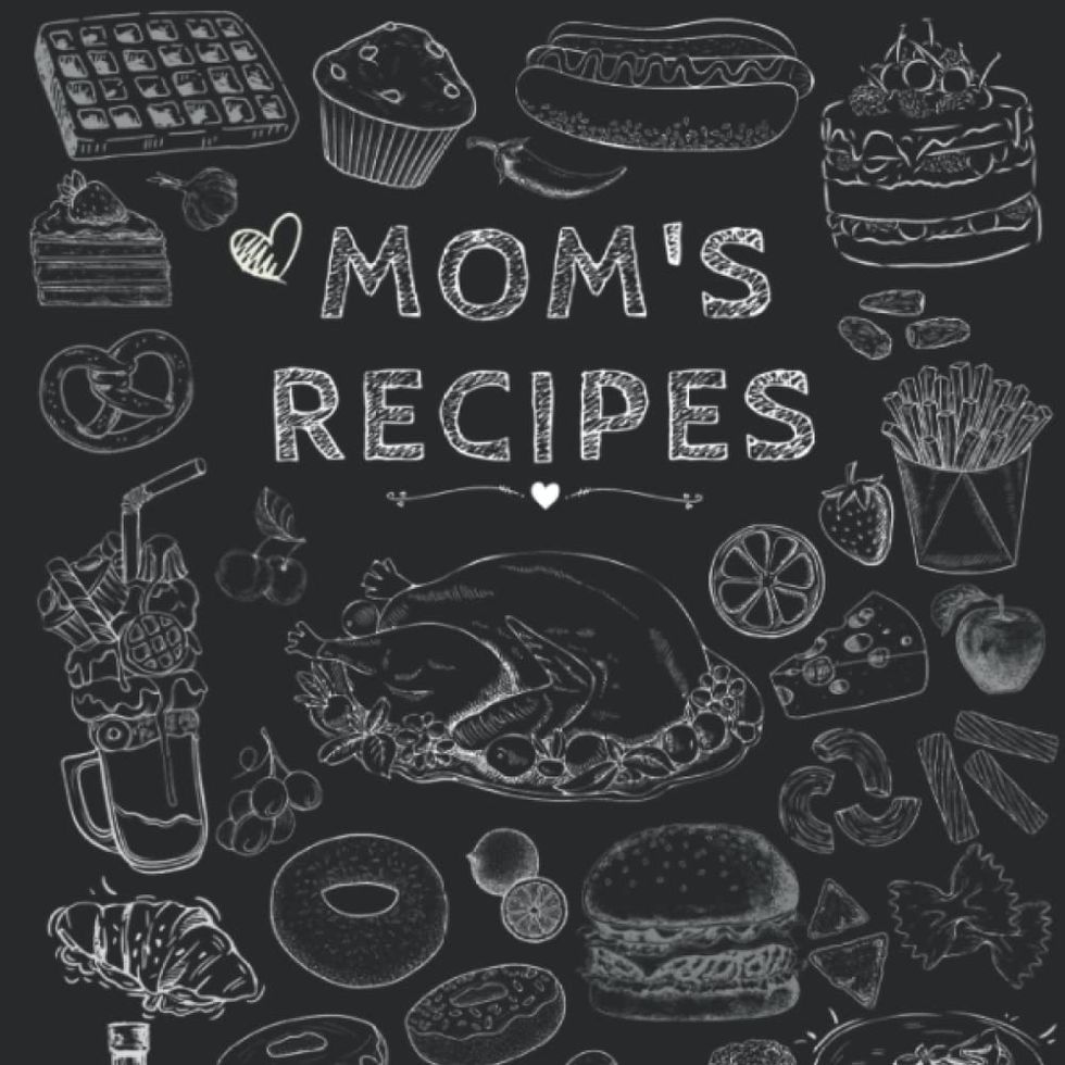 Mom's Recipes: Blank Recipe Book 