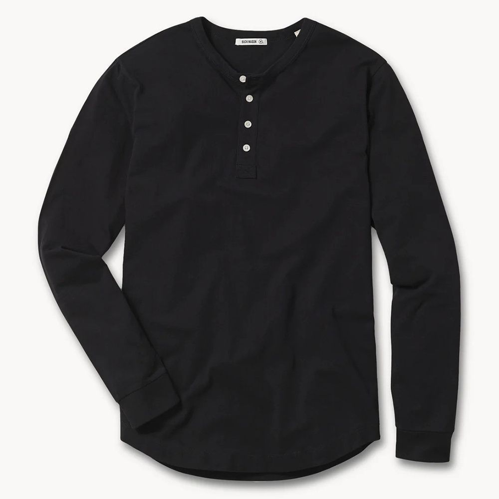 Men's athletic best sale fit henley