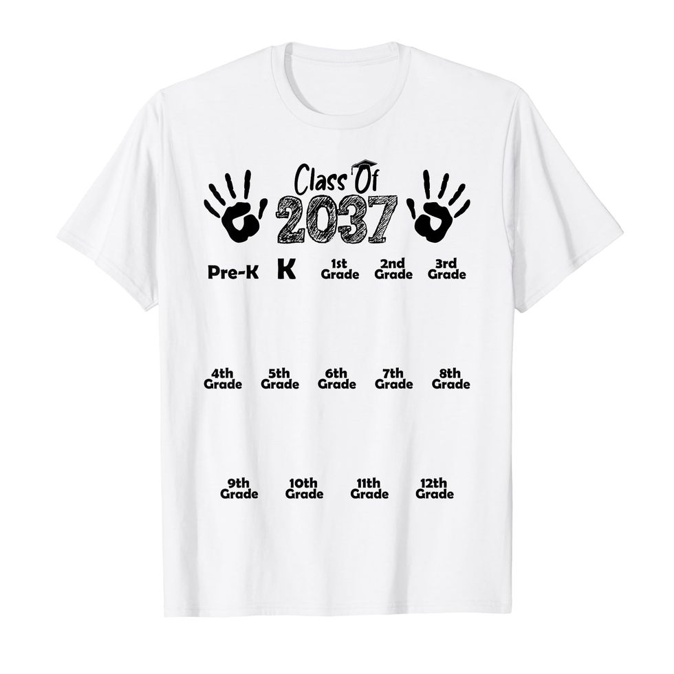 Class of 2037 Handprint Shirt