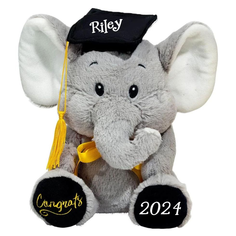 Personalized Graduation Elephant