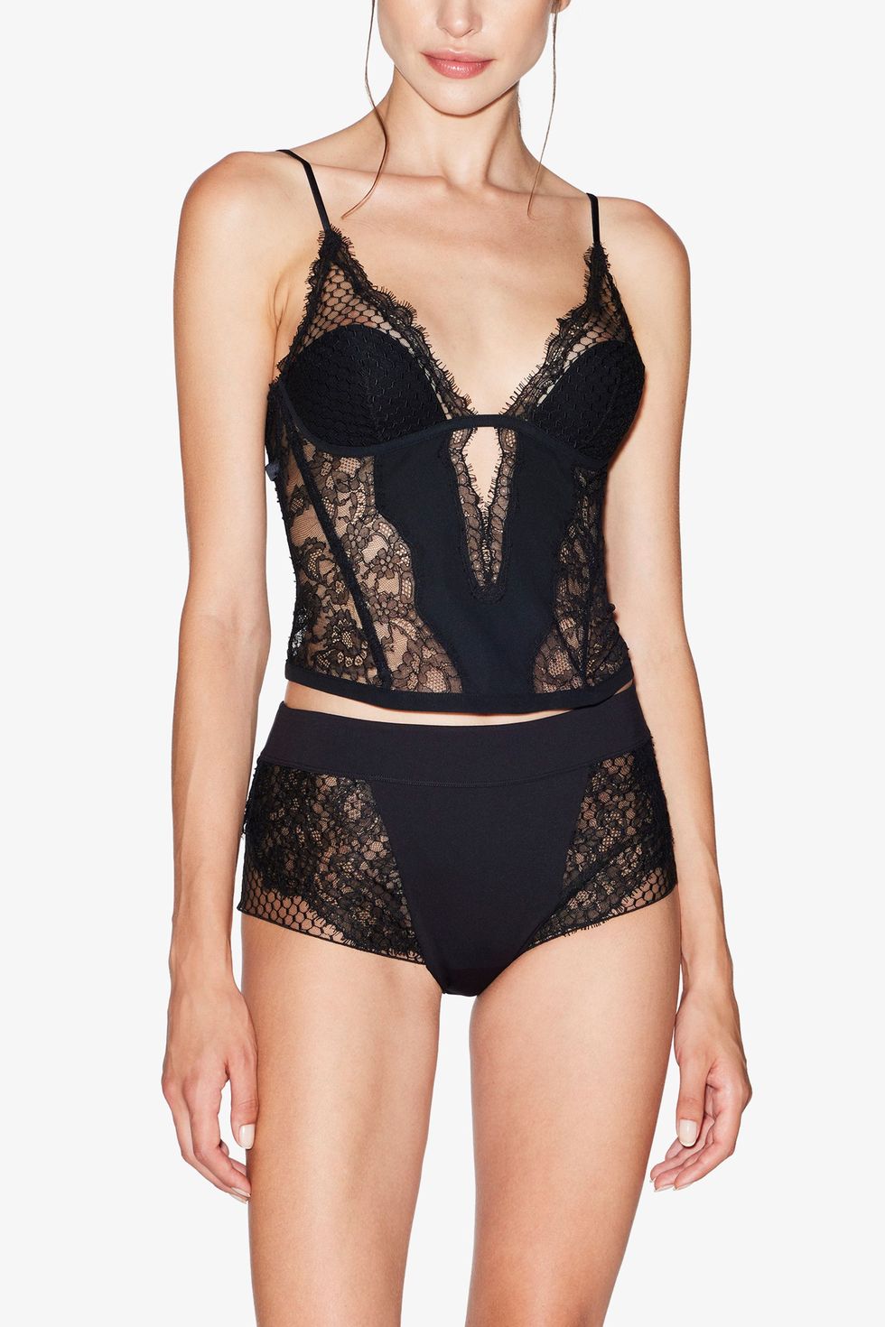 La Perla - Leavers lace gets a bold update with oversized blossoms