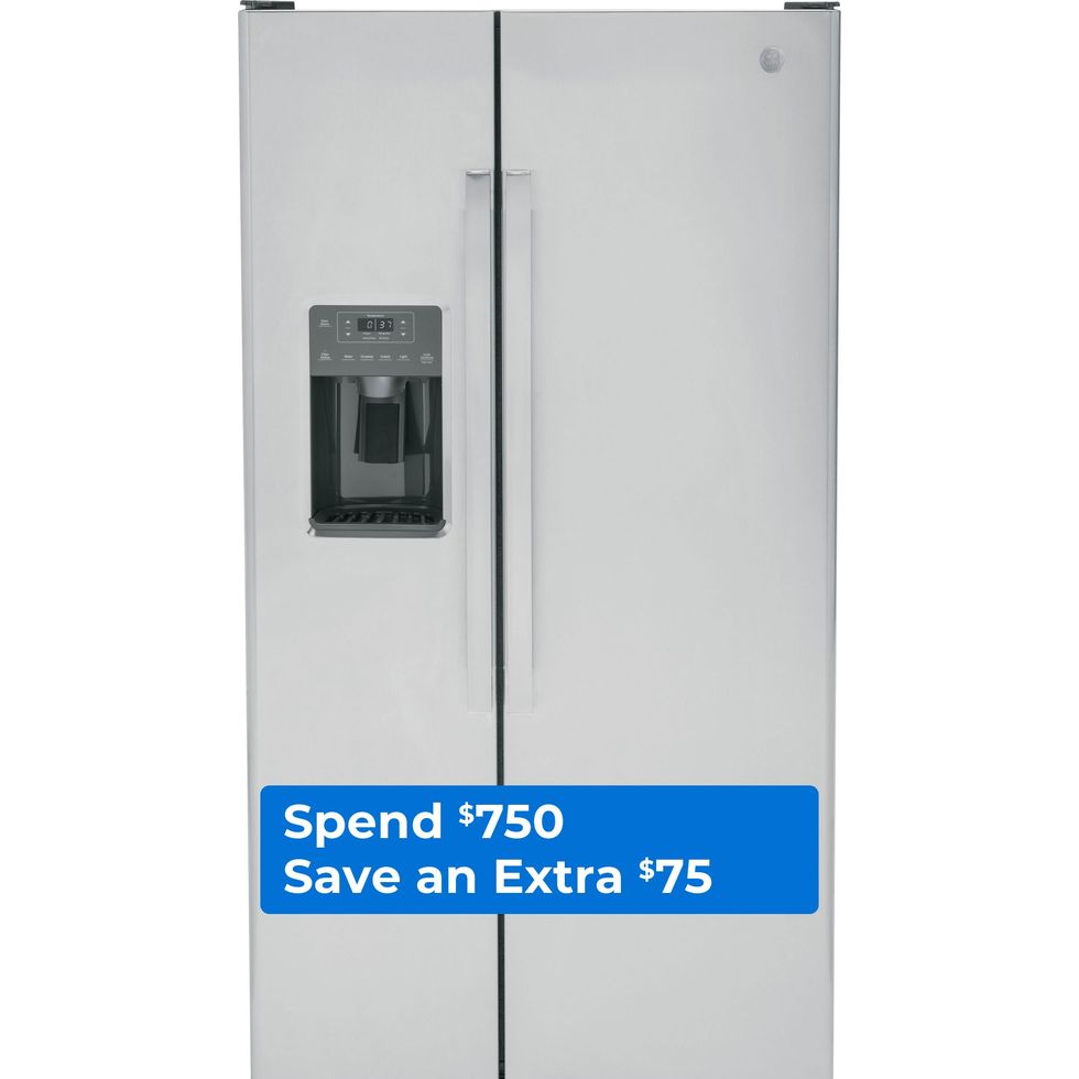 25.3-Cubic-Foot Side-by-Side Refrigerator with Ice Maker