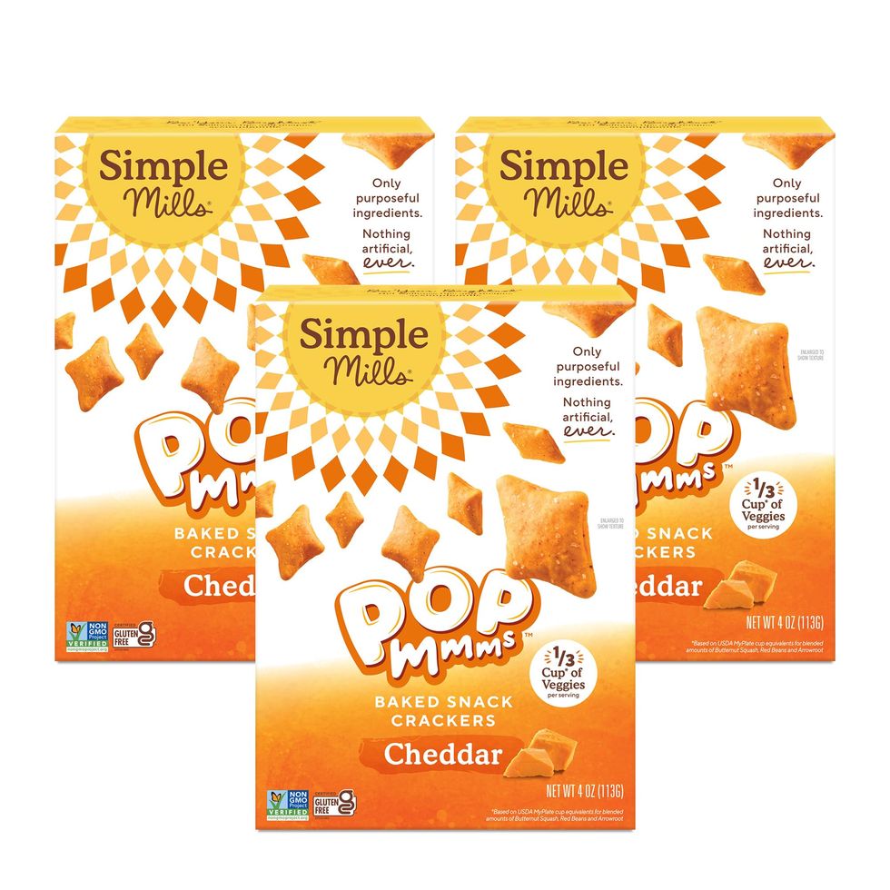 Pop Mmms Cheddar Baked Snack Crackers (3 Pack)