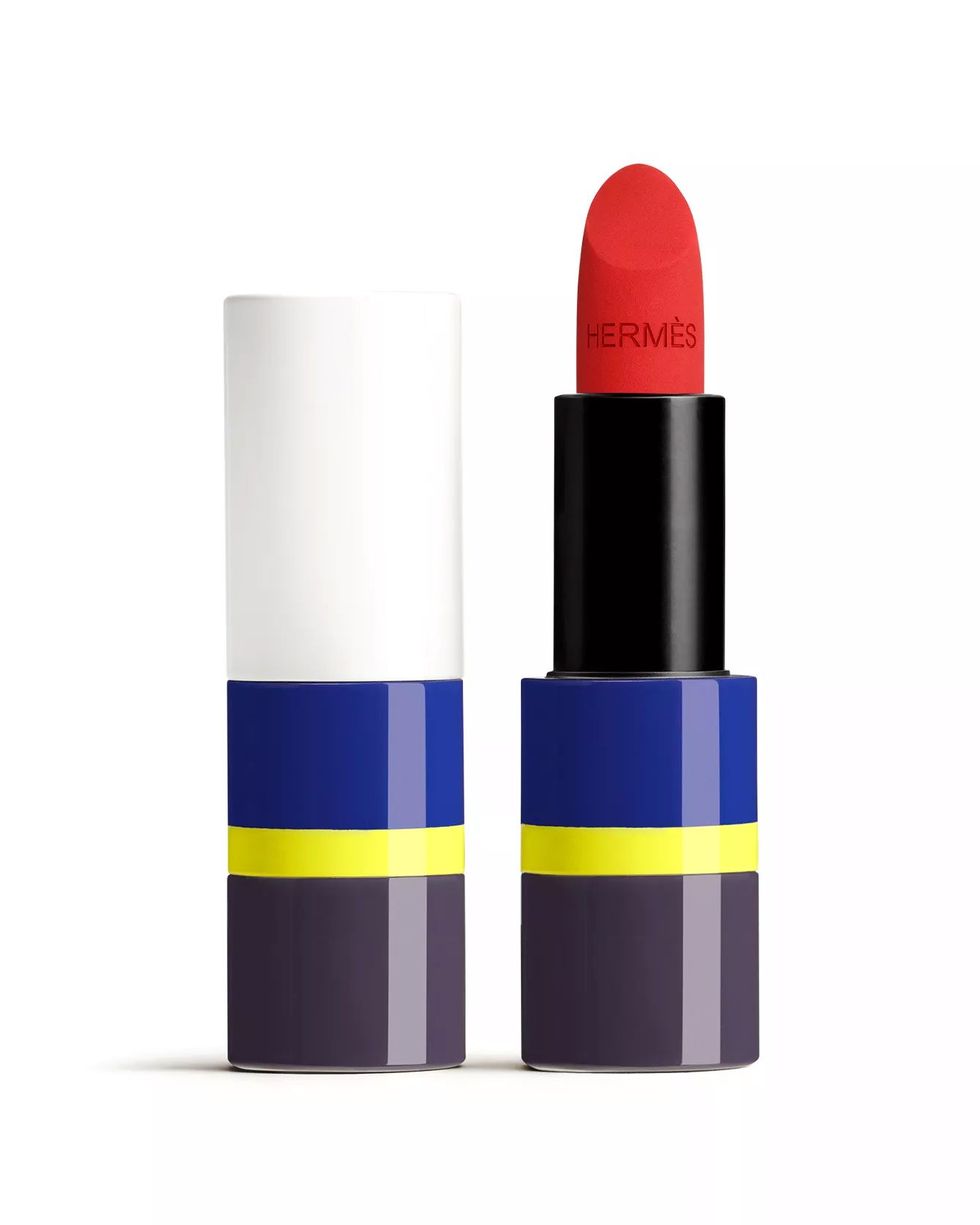 Rouge Hermès Matte Lipstick in Rouge Cinétique