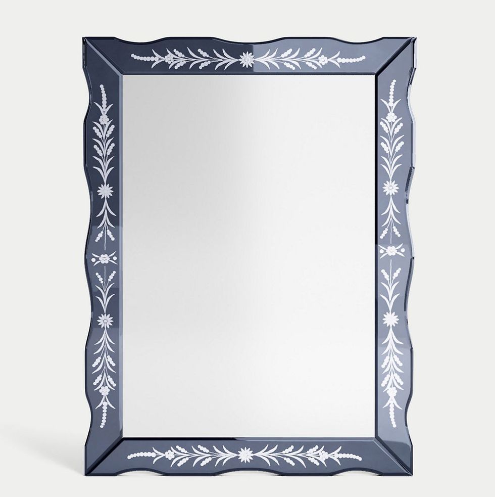 Daphne Etched Wall Mirror