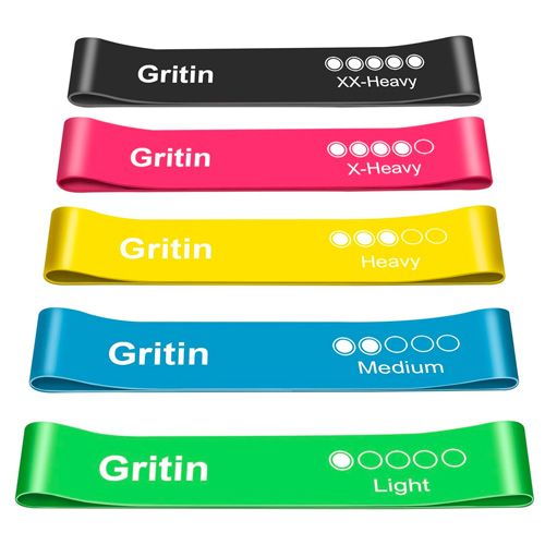 Gritin Resistance Bands (Set of 5)