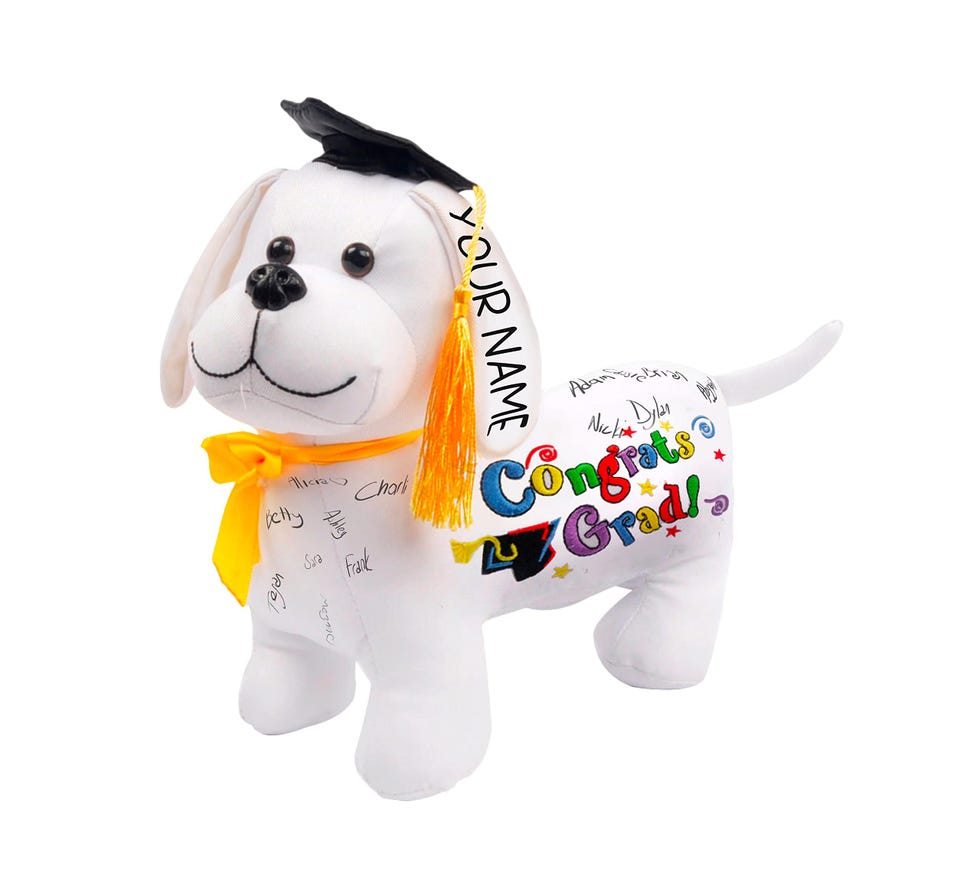 Personalized Autograph Graduation Dog