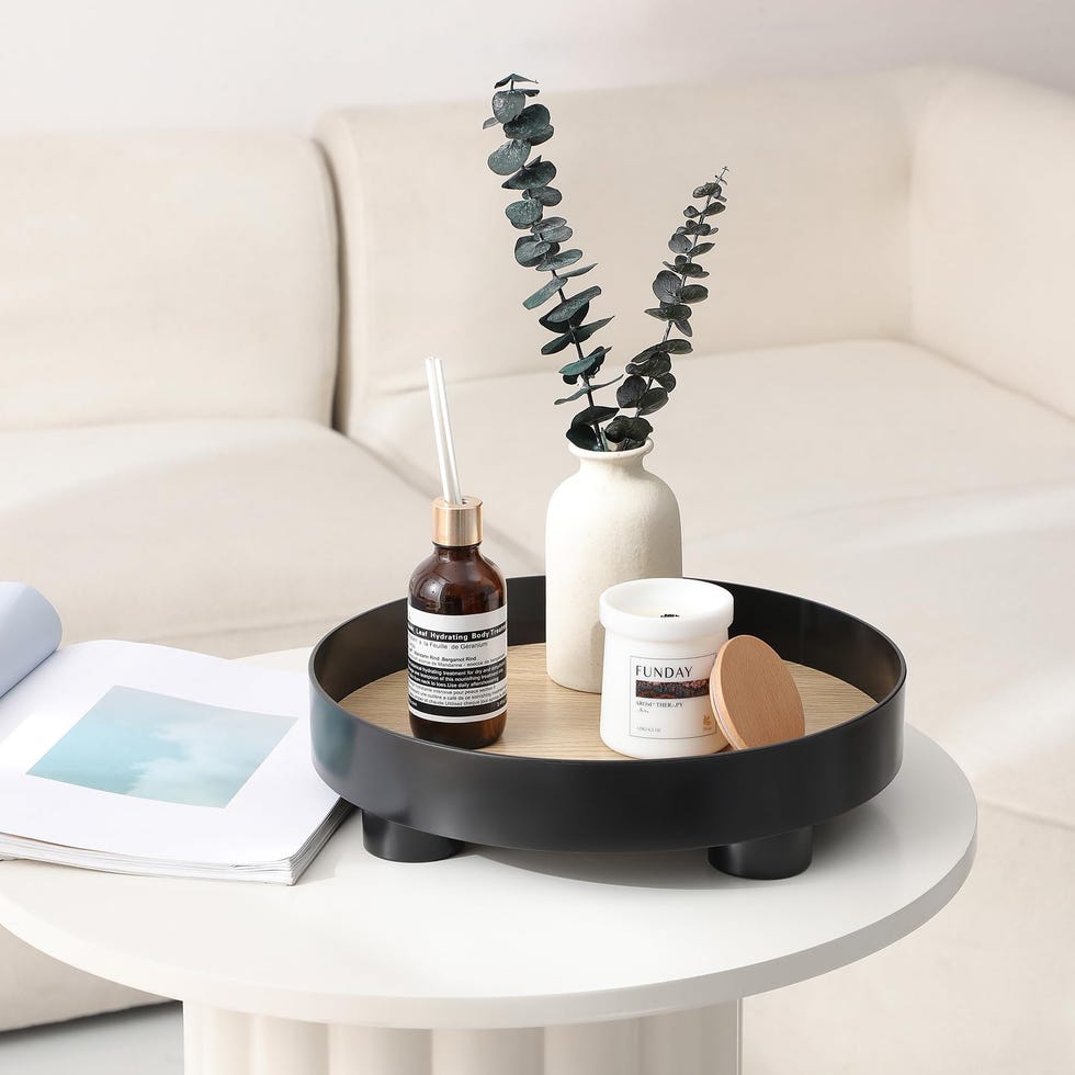 Round Wooden Tray