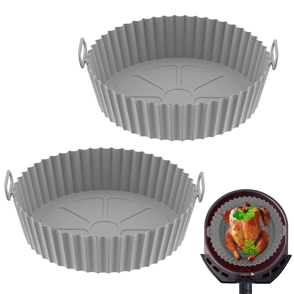 2 Lakeland Air Fryer Round Silicone Moulds