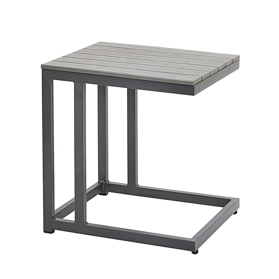 Grey Outdoor Side Table