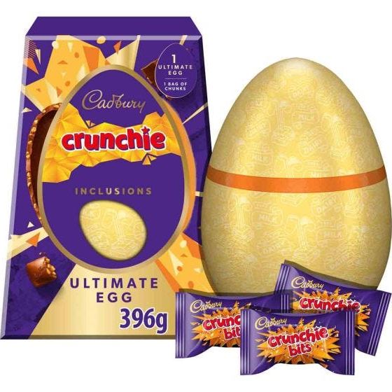 Cadbury Ultimate Crunchie Inclusion Egg 396g