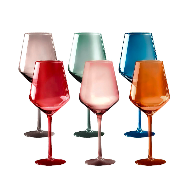 Colored Wine Glasses