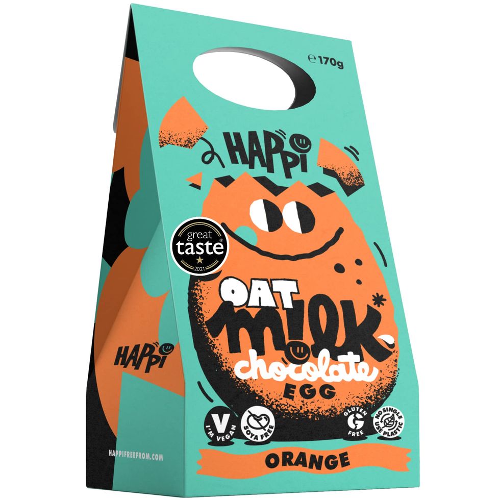 Happi Orange Oat Milk Vegan Easter Egg 