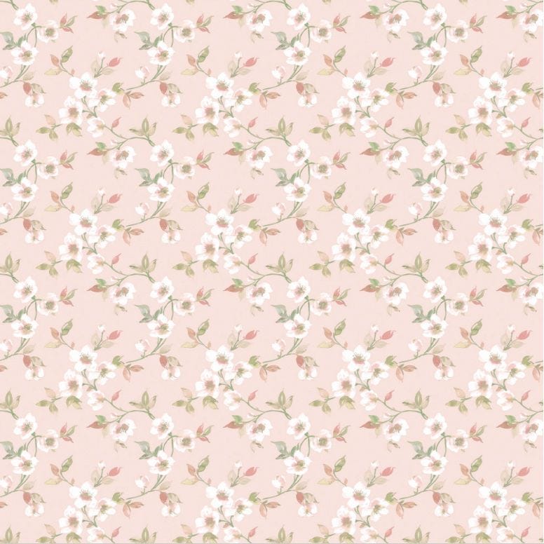 Papel pintado de flores
