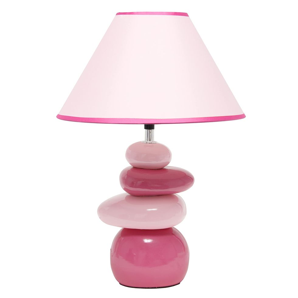 Shades of Pink Ceramic Lamp