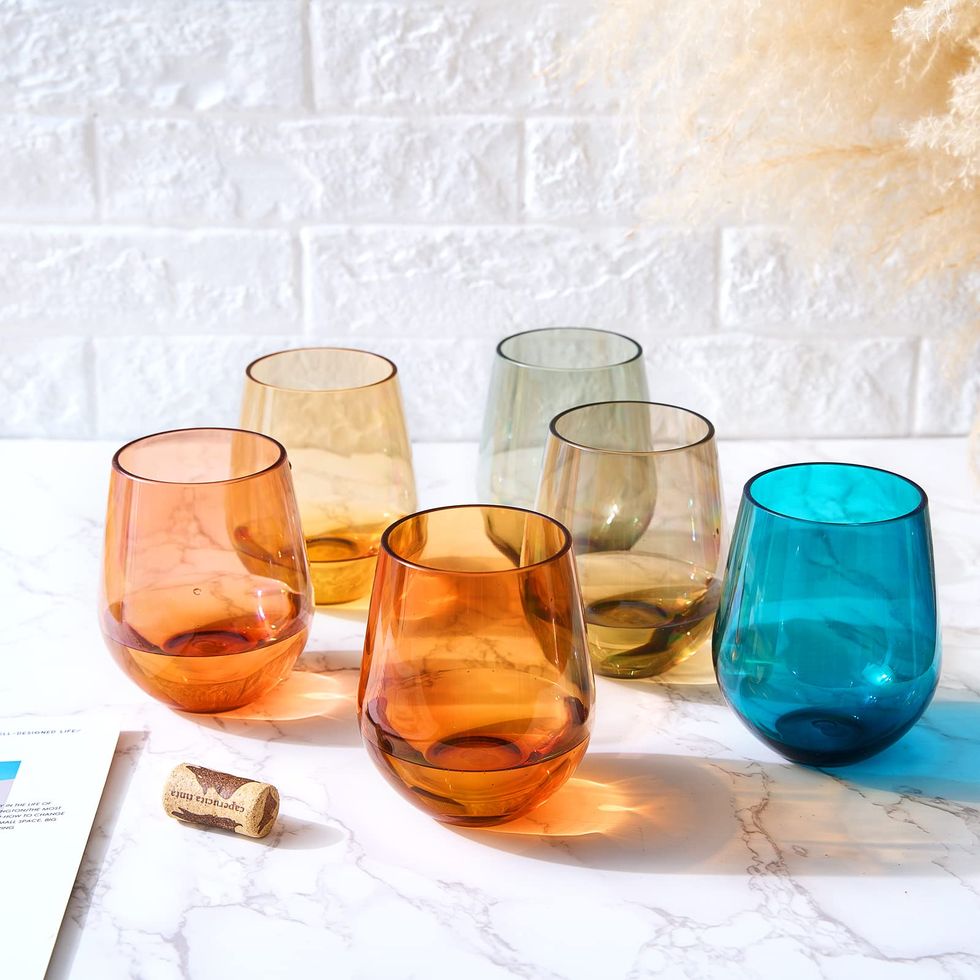 Shatterproof Wine Glasses (Set of 6)