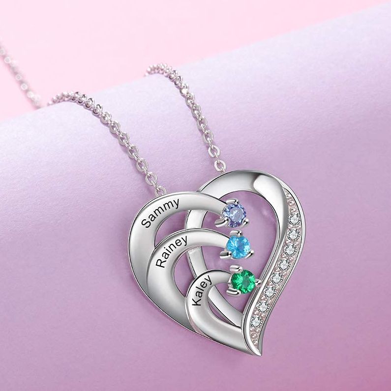 Personalized Birthstone Necklace 