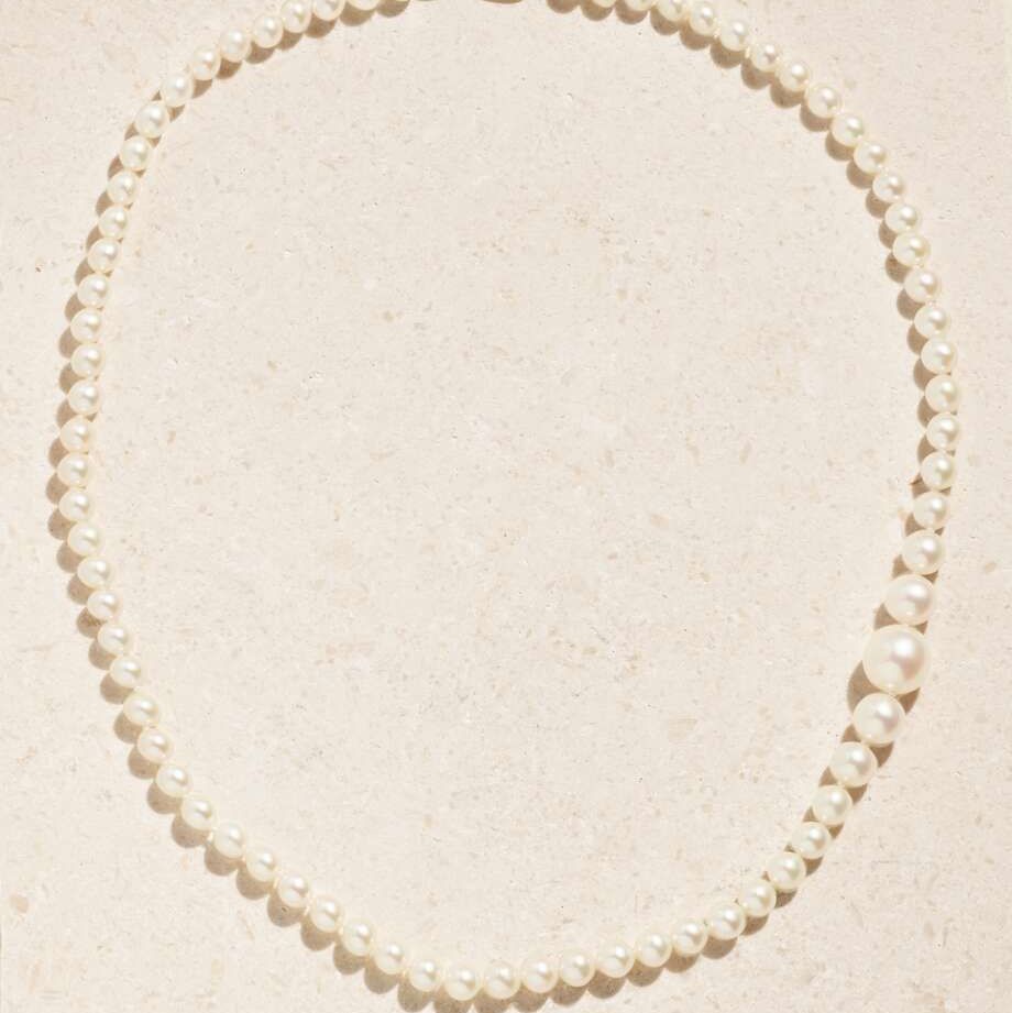 14-Karat Gold Pearl Necklace