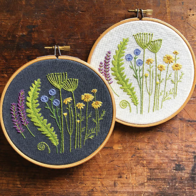 Summer Meadow Embroidery Kit