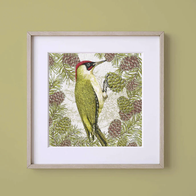 Green Woodpecker Giclee Art Print