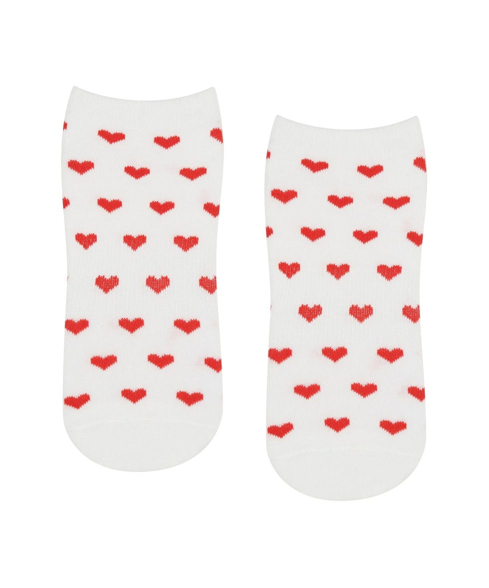 Classic Low Rise Grip Socks - Amour Classic Low Rise Grip Socks - Amour