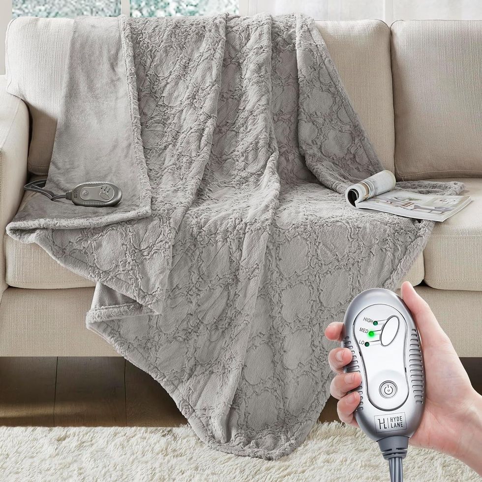 Cosi Home® Luxury Heated Throw - Electric Blanket - Extra Large Heated  Blanket, Machine Washable Fleece with Digital Remote, 10hr Timer and 10  Heat