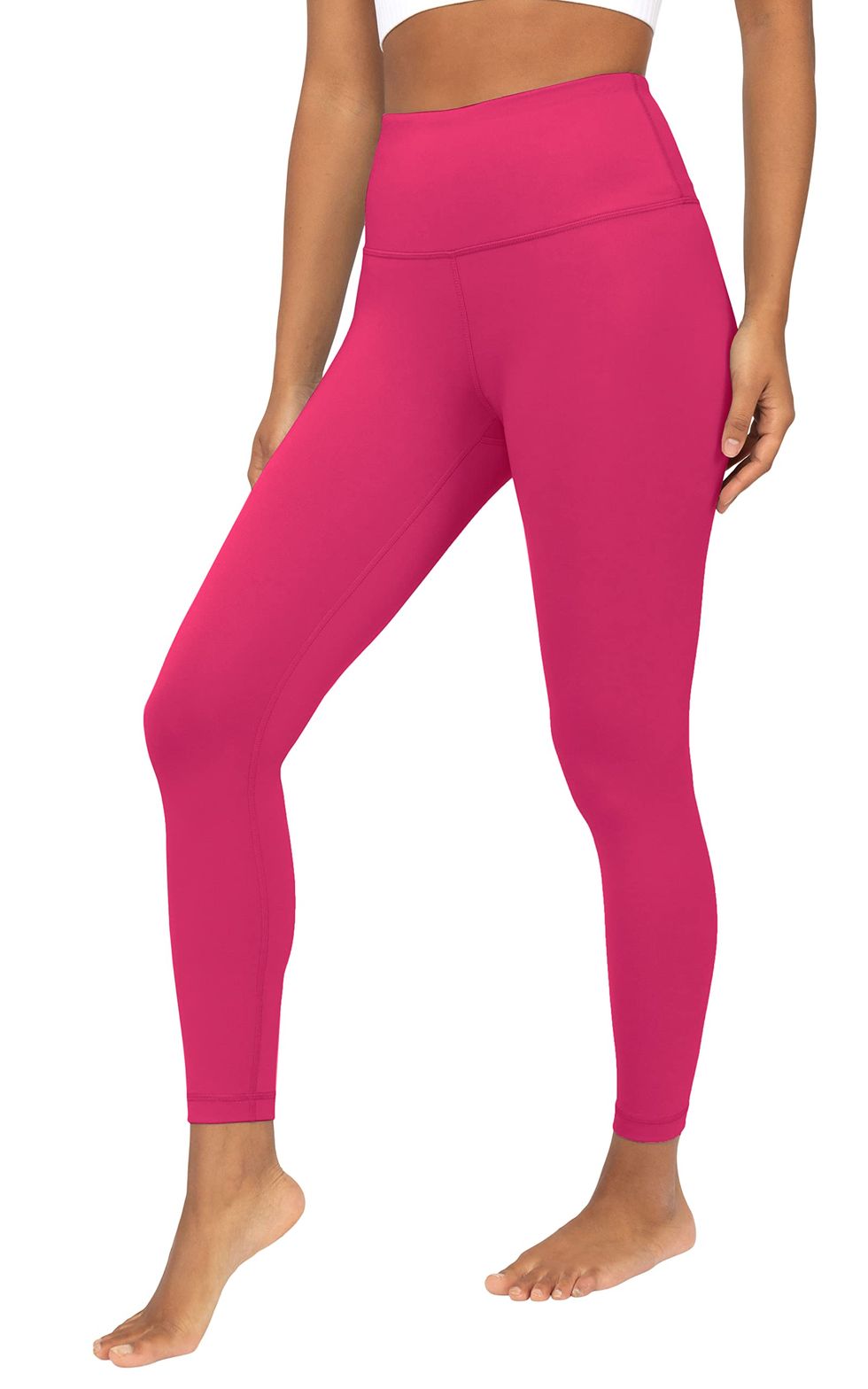 Yogalicious High Waist Ultra Soft Ankle Length Leggings with