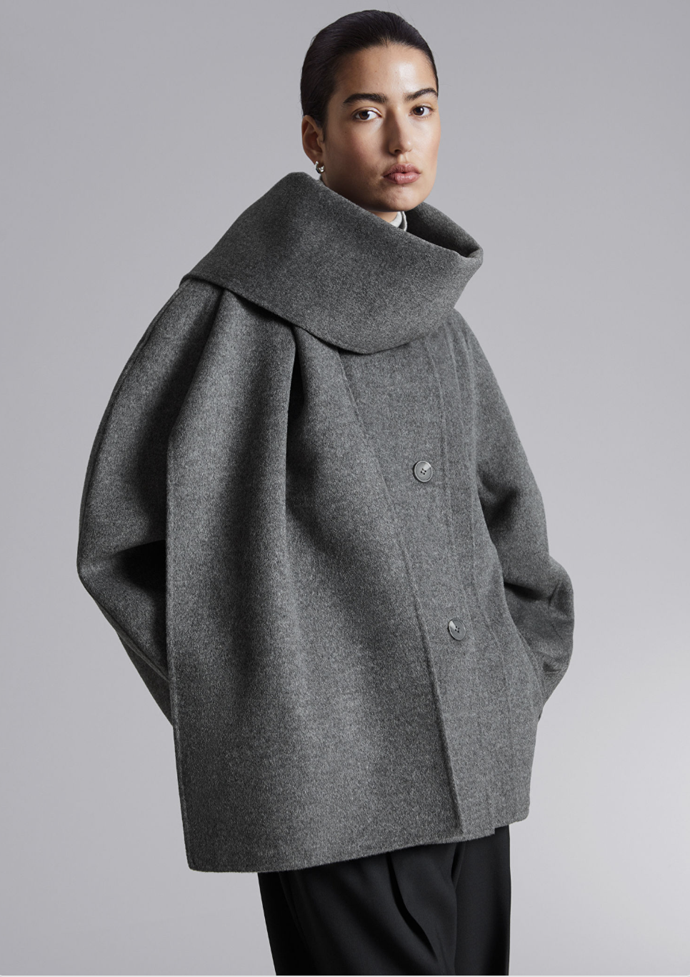 Wool Scarf Jacket, £205