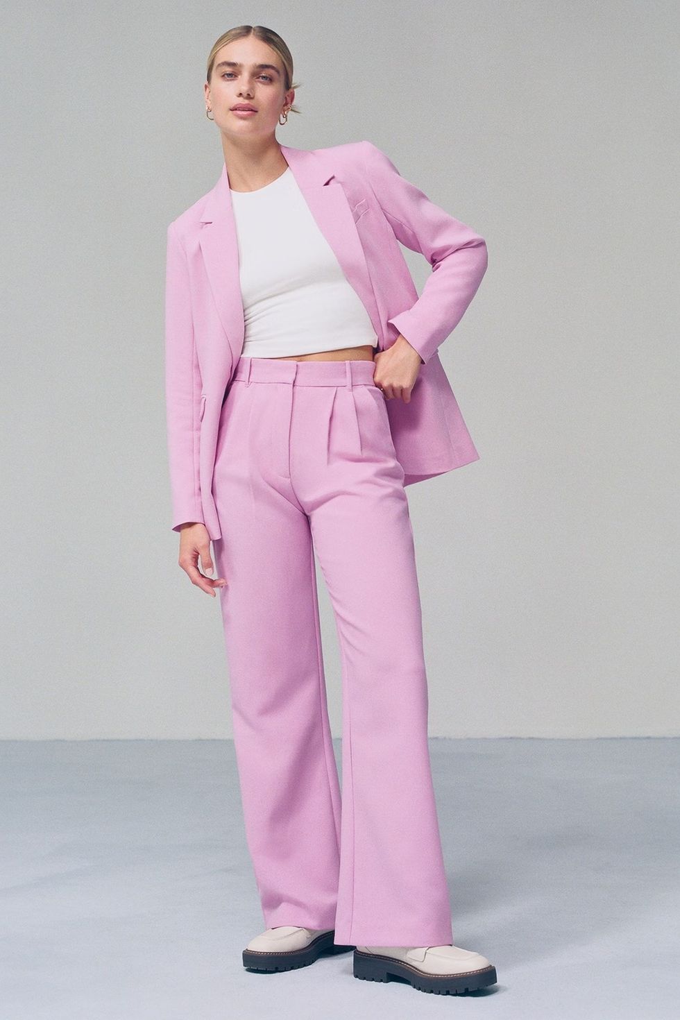 Pink Straight Leg Pants, Made in South Africa
