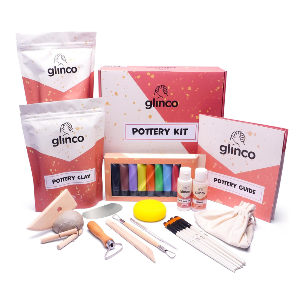 Glinco Ultimate Air-Dried Clay Pottery Kit