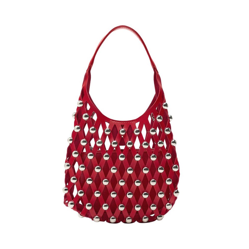 Studded Mini Bucket Bag 