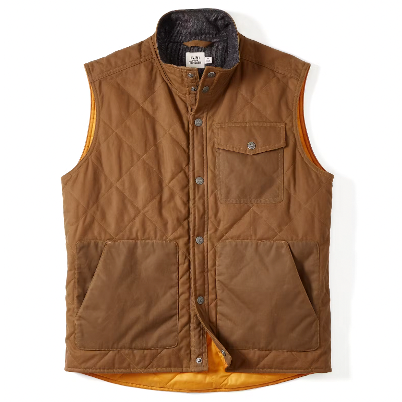Quilted Waxed Vest