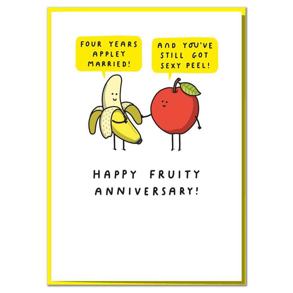 Funny 4th Anniversary Card
