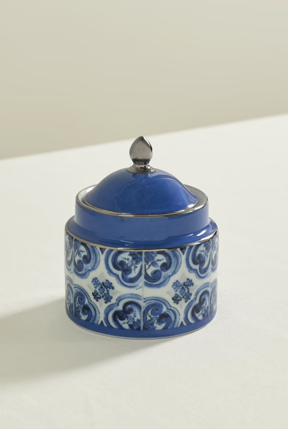 Printed Porcelain Sugar Bowl