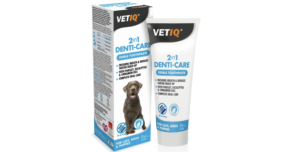 VetIQ 2in1 Denti-Care Edible Dog Toothpaste