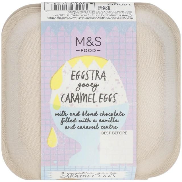 M&S Eggstra Gooey Caramel Eggs