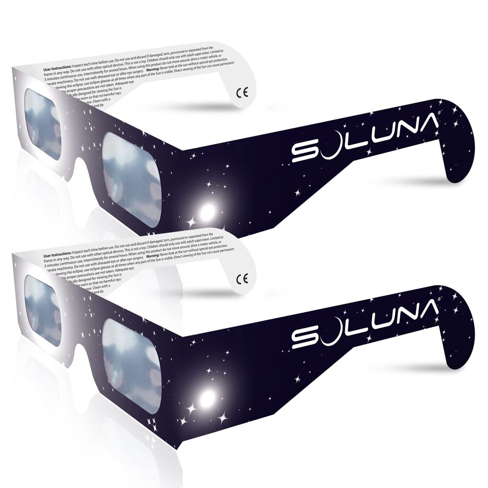 Solar Eclipse Glasses AAS Approved - Made in the USA (2 Pack)