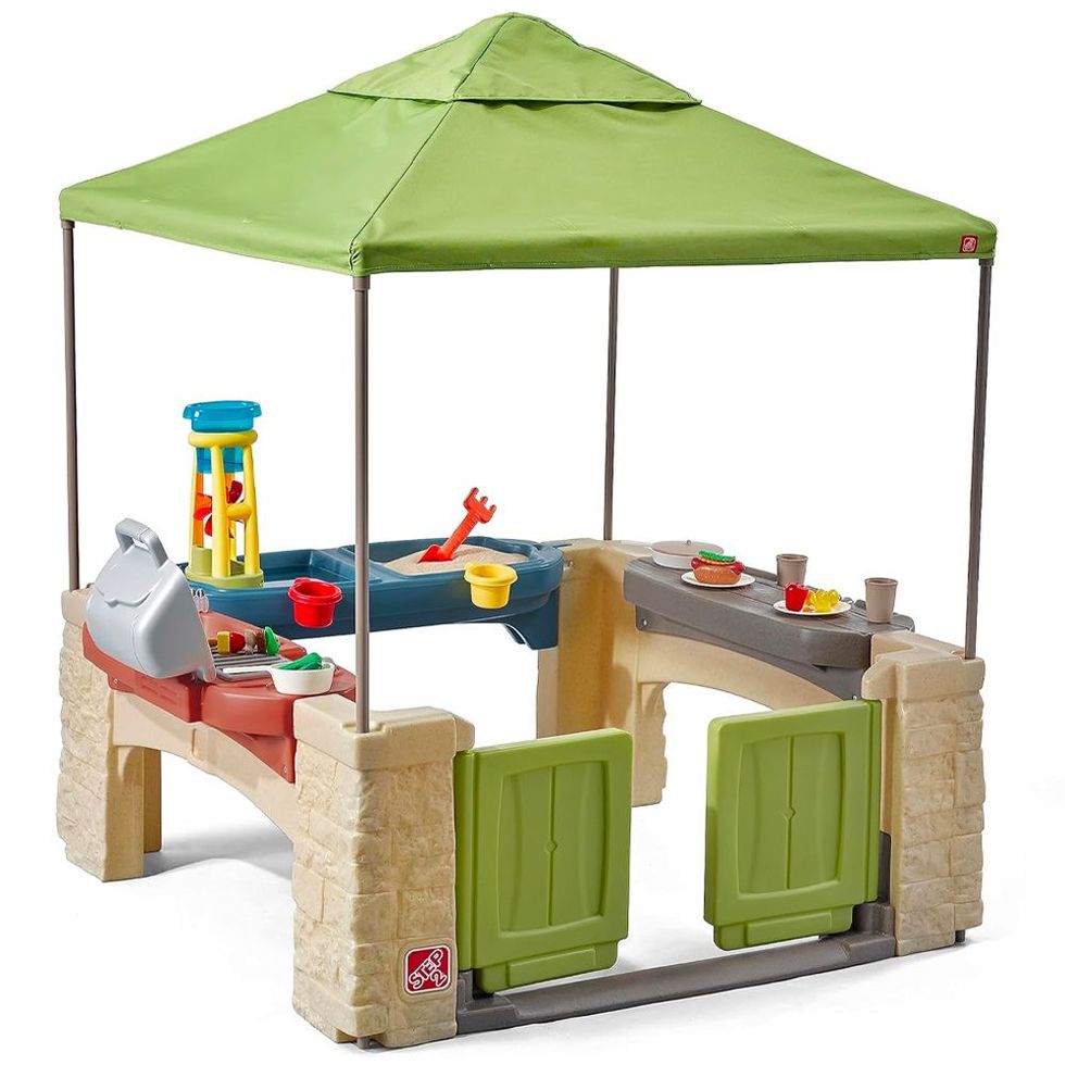 All Around Playtime Patio with Canopy Playset