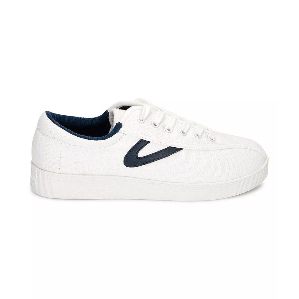 Navy Nylite Canvas Sneakers